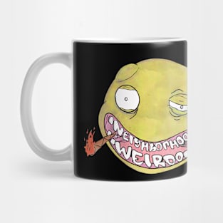 Weirdo smiley Mug